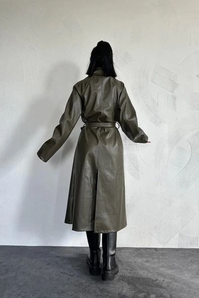 Haki Reglan Kol Trençkot - 4