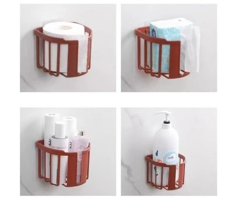 Yapışkanlı Çok Fonksiyonlu Banyo Organizeri BEYAZ - 3