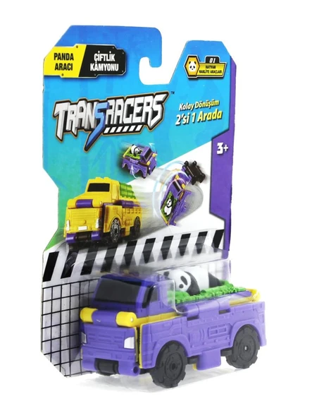 Transracers Dönüşen Araçlar Panda Aracı / Çiftlik Kamyonu - 2