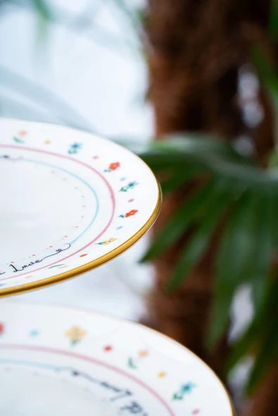 Acar 7732 Livaldi Katlı Kurabiyelik Tabağı 27x21 Cm - 3