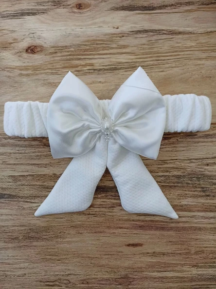 Yenidoğan Sahra My Princess Nakışlı Lüks Kundak Bebek Battaniyesi Ekru - 4