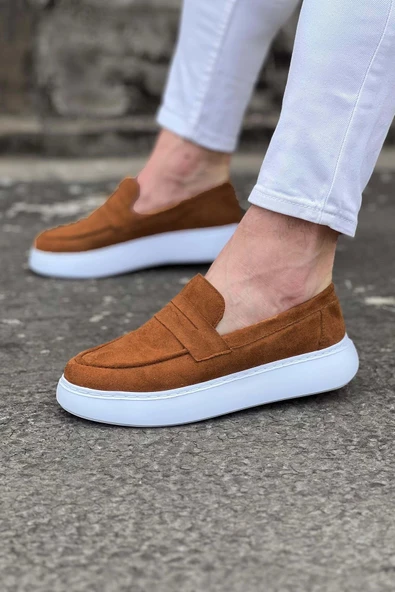 161 Taba Süet Erkek Casual Ayakkabı