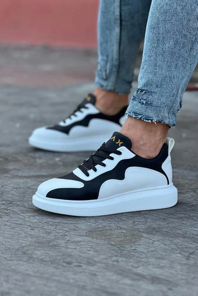 301 Beyaz Siyah Erkek Casual Ayakkabı