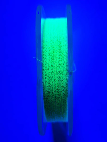 Eagenset Ultraviyole UV Neon Sarı Damla Kristal Sedef Çapari Simi Makarada - 11