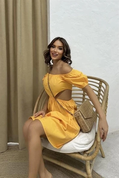 Stefanie Cut Out Elbise 2143-02 - 5