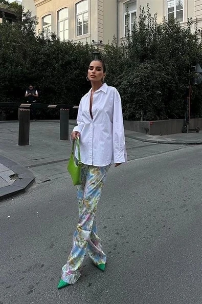 Mirian Sırt Dekolteli Gömlek 3228-08 - 5