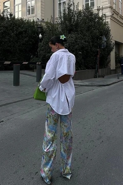 Mirian Sırt Dekolteli Gömlek 3228-08 - 3