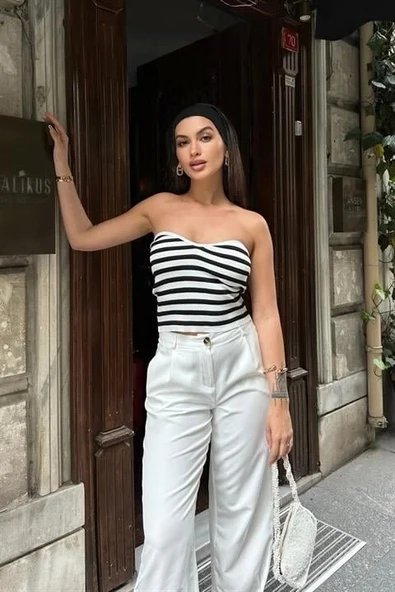Mathilde Straplez Crop Top 3271-01 - 2
