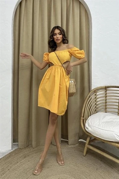 Stefanie Cut Out Elbise 2143-02 - 2