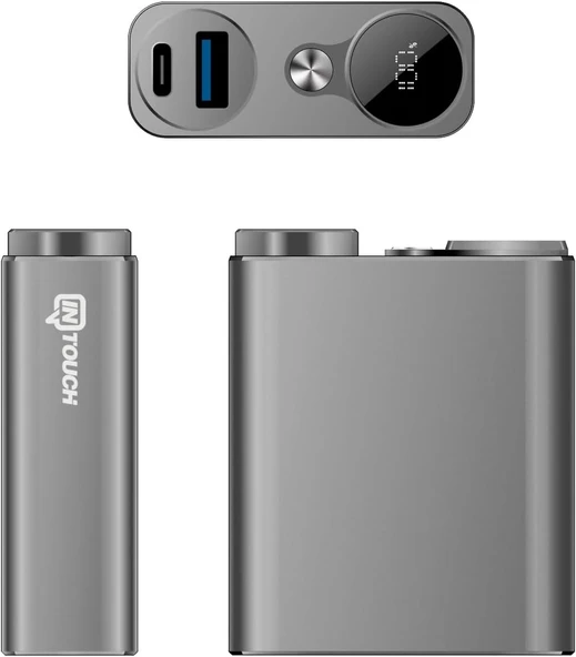Intouch 10.000mAh Carbon PD+ QC 3.0 Powerbank - 3