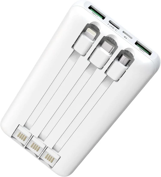 İntouch 10.000mAh Prime Wireless Powerbank (Beyaz) - Resim 3