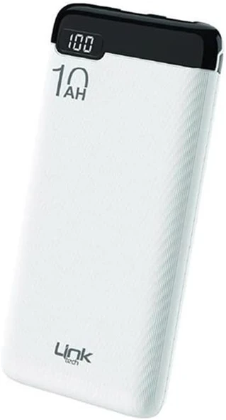 S-link IP-217W 10000mAh Powerbank 2 Usb Port Siyah Kablosuz LCD Ekranlı Taşınabilir Pil Şarj Cihazı ürün görseli