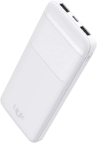 LinkTech EP90 9000 mAh Powerbank 2x USB Taşınabilir Şarj Cihazı Beyaz ürün görseli