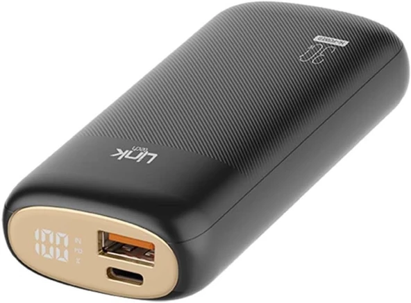 Linktech Pd13 Premium 10000 Mah Pd 30W Süper Hızlı Powerbank Siyah - Resim 2