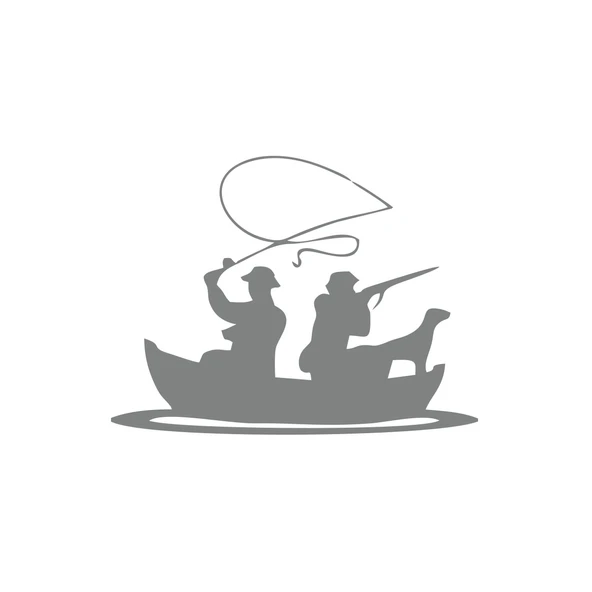 Balıkçı ve Avcı Sticker 17x17 Cm Gri ürün görseli