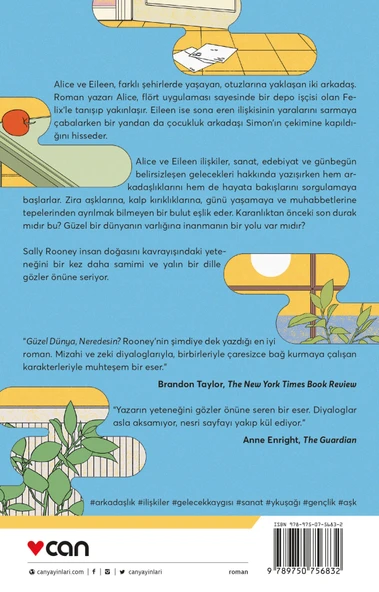 Can Yayınları Güzel Dünya, Neredesin ? - Sally Rooney - 2