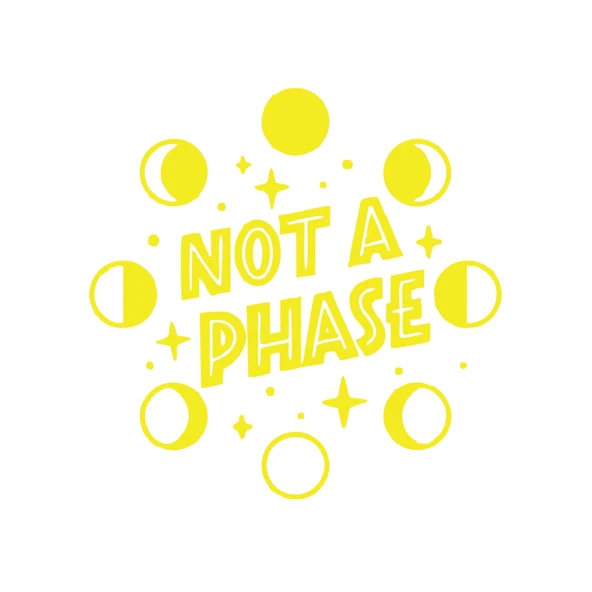 Not Phase Sticker 17x17 Cm Sarı ürün görseli