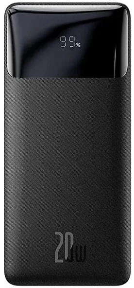 Baseus Bipow Overseas Edition Siyah 20000 mAh Hızlı Şarj Powerbank