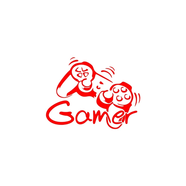 Gamer Sticker 17x17 Cm Kırmızı