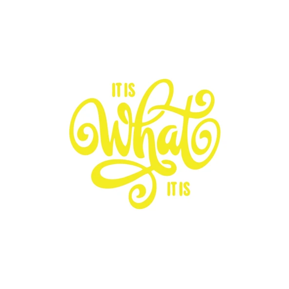 What is This Sticker 17x17 Cm Sarı ürün görseli