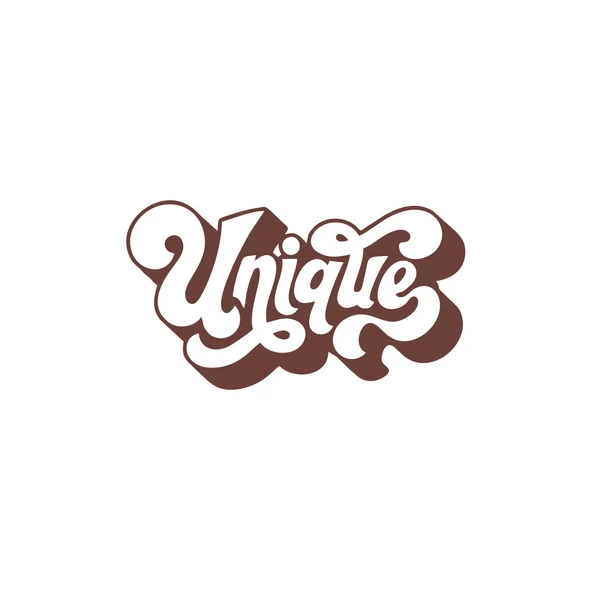 Unique Sticker 17x17 Cm Kahverengi