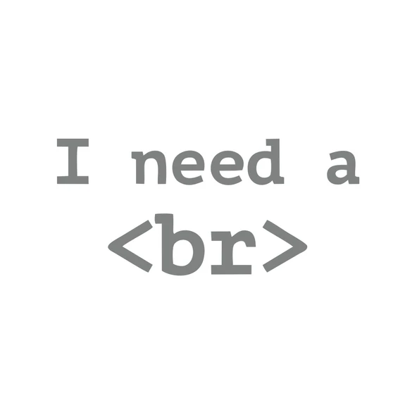 İ need BR Sticker 17x17 Cm Gri