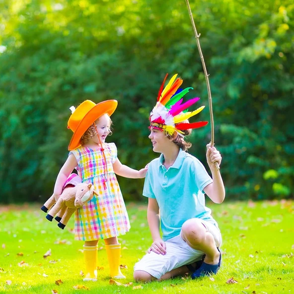 Mor Tüy El İşi Tüyleri, Okul Öncesi Etkinlik Tüy 10 Lu - 1 Paket - 5