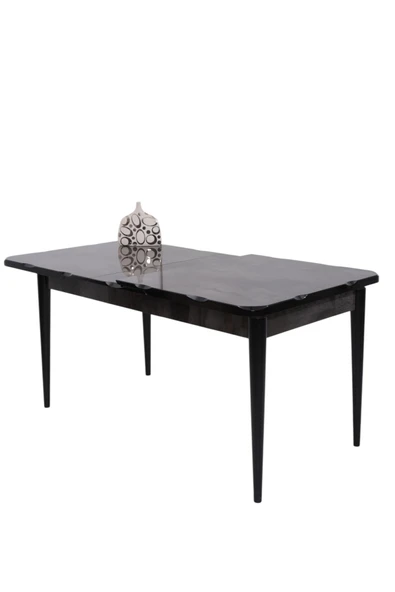 Duru Tuna Mdf Lak Panel Açılır Yemek Masa Takımı 90x160 - 4