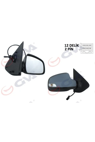 -1014250 Dış Dikiz Aynası Mekanik Sağ Renault Clıo Sym...