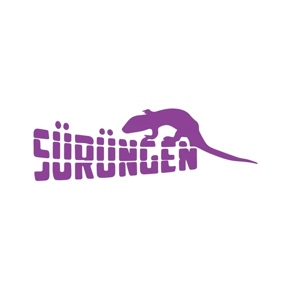 Sürüngen Sticker 17x17 Cm Mor