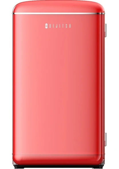 Dijitsu DB120RRE Retro 93 L Tek Kapılı Mini Buzdolabı Kırmızı