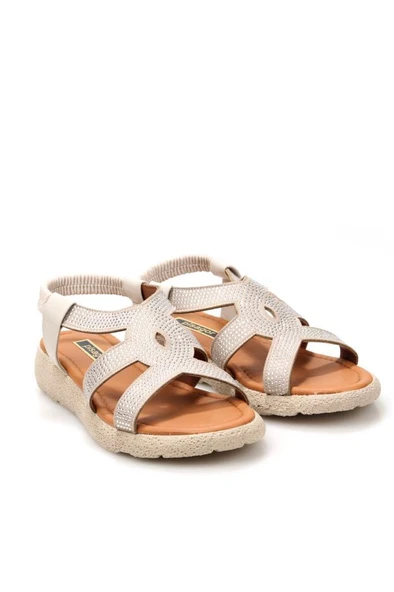 Pisagor Ps-32360 Kadın Günlük Taşlı Sandalet - 6