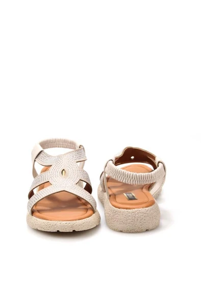 Pisagor Ps-32360 Kadın Günlük Taşlı Sandalet - 8