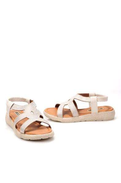 Pisagor Ps-32360 Kadın Günlük Taşlı Sandalet - 7