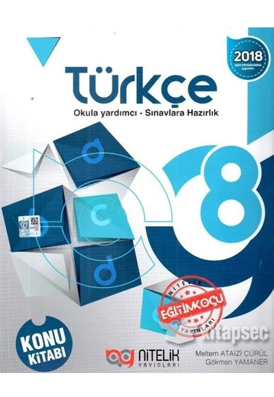 8. Sınıf Türkçe Konu Kitabı Nitelik Yayınları
