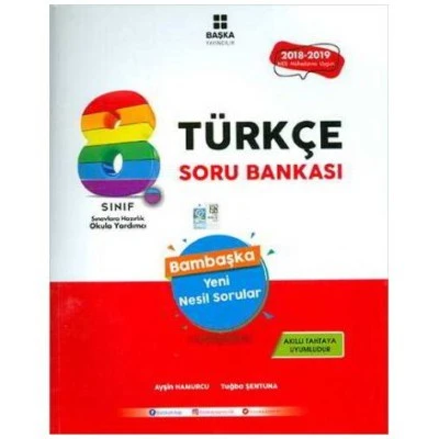 BAŞKA YAYINCILIK 8.SINIF TÜRKÇE SORU BANKASI