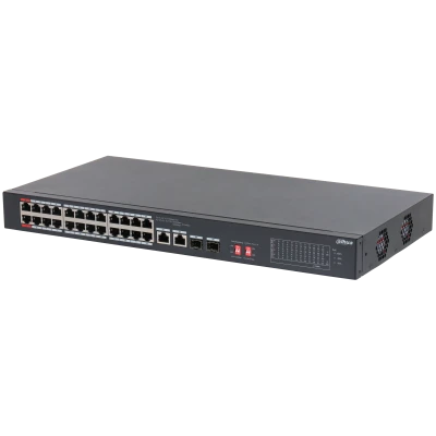 DAHUA S3226-24ET-240 24 PORT 24XFE-2XGE-2X1GE/SFP 240W POE SWİTCH