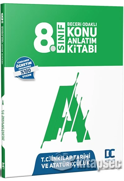 8. Sınıf T.C. İnkılap Tarihi ve Atatürkçülük Beceri Odaklı Konu Anlatım Kitabı Doğru Cevap Yayınları