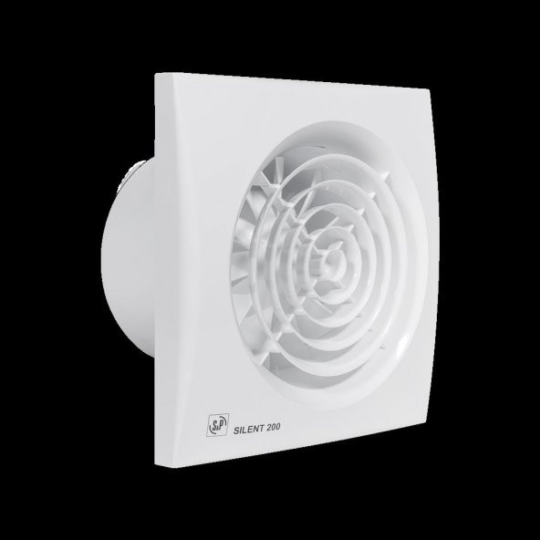 Soler & Palau Silent 200 CRZ Timer  120mm m³/h 180 dB 33 Sessiz Tasarruflu Ortam Havalandırma Fanı AGMair agm - 5