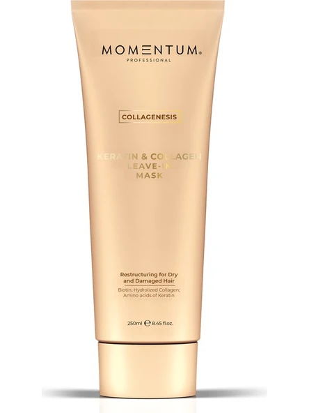 Momentum Durulanmayan Saç Bakım Maskesi Keratin & Collagen 250 Ml