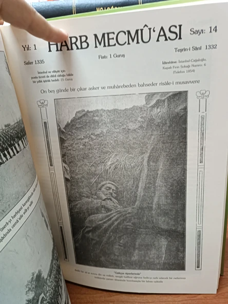 HARB MECMU'ASI,KASIM 1915 HAZİRAN 1918 - ( Ciltli ) - 3