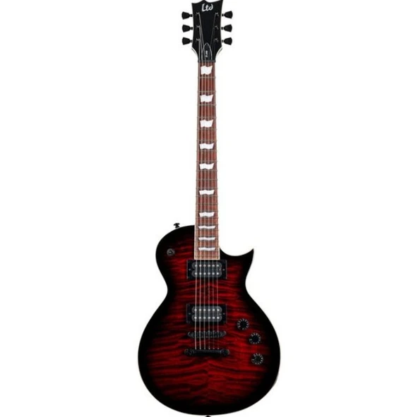 ESP LTD EC-256QM See Thru Black Cherry Sunburst Elektro Gitar - 1