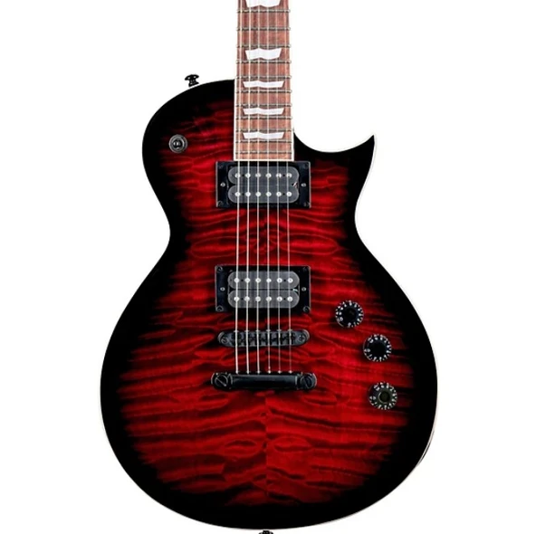 ESP LTD EC-256QM See Thru Black Cherry Sunburst Elektro Gitar - 2