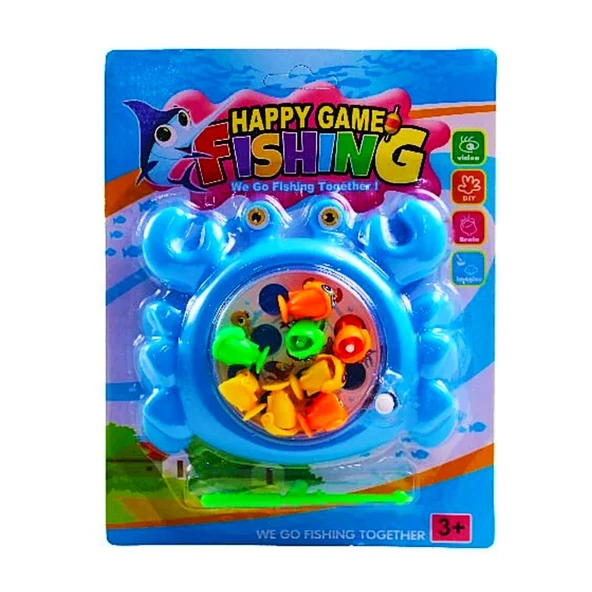 Kızılkaya Happy Game Kurmalı Balık Avı Mavi (277-7) - 2