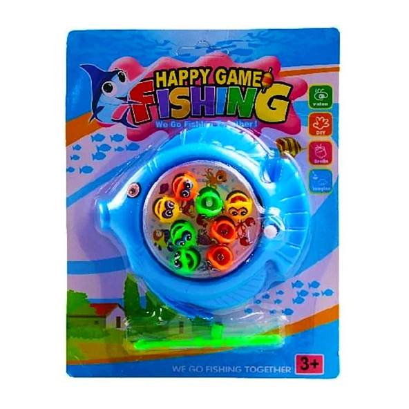 Kızılkaya Happy Game Kurmalı Balık Avı Mavi (277-7)