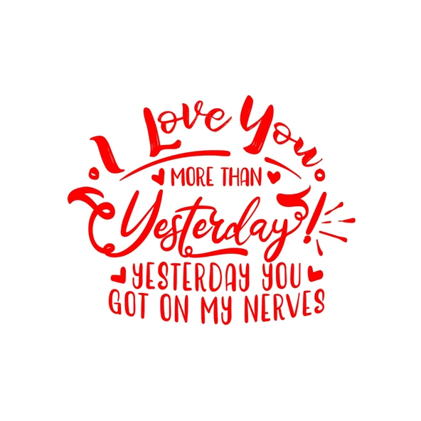 I love You Sticker 17x17 Cm Kırmızı