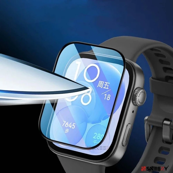 Huawei Watch Fit 4 Ekran Koruyucu Polymer Temperli Nano 0.5 mm Watch Ekran Koruyucu - Resim 2