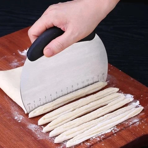 Paslanmaz Çelik Hamur Kesme ve Şekillendirme Spatulası - 2