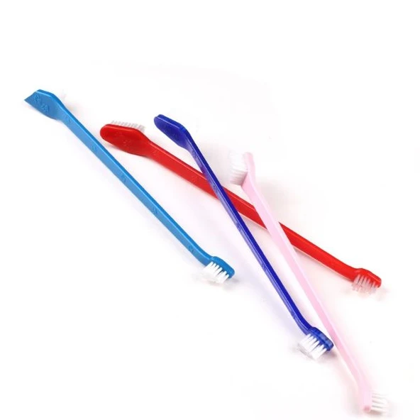 Plastik Köpek Diş Fırçası 4 Adet - 5