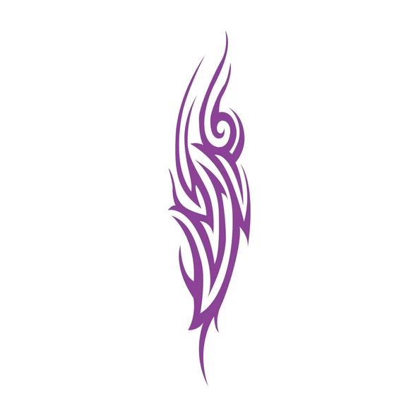 Alev Tribal Sticker 17x17 Cm Mor